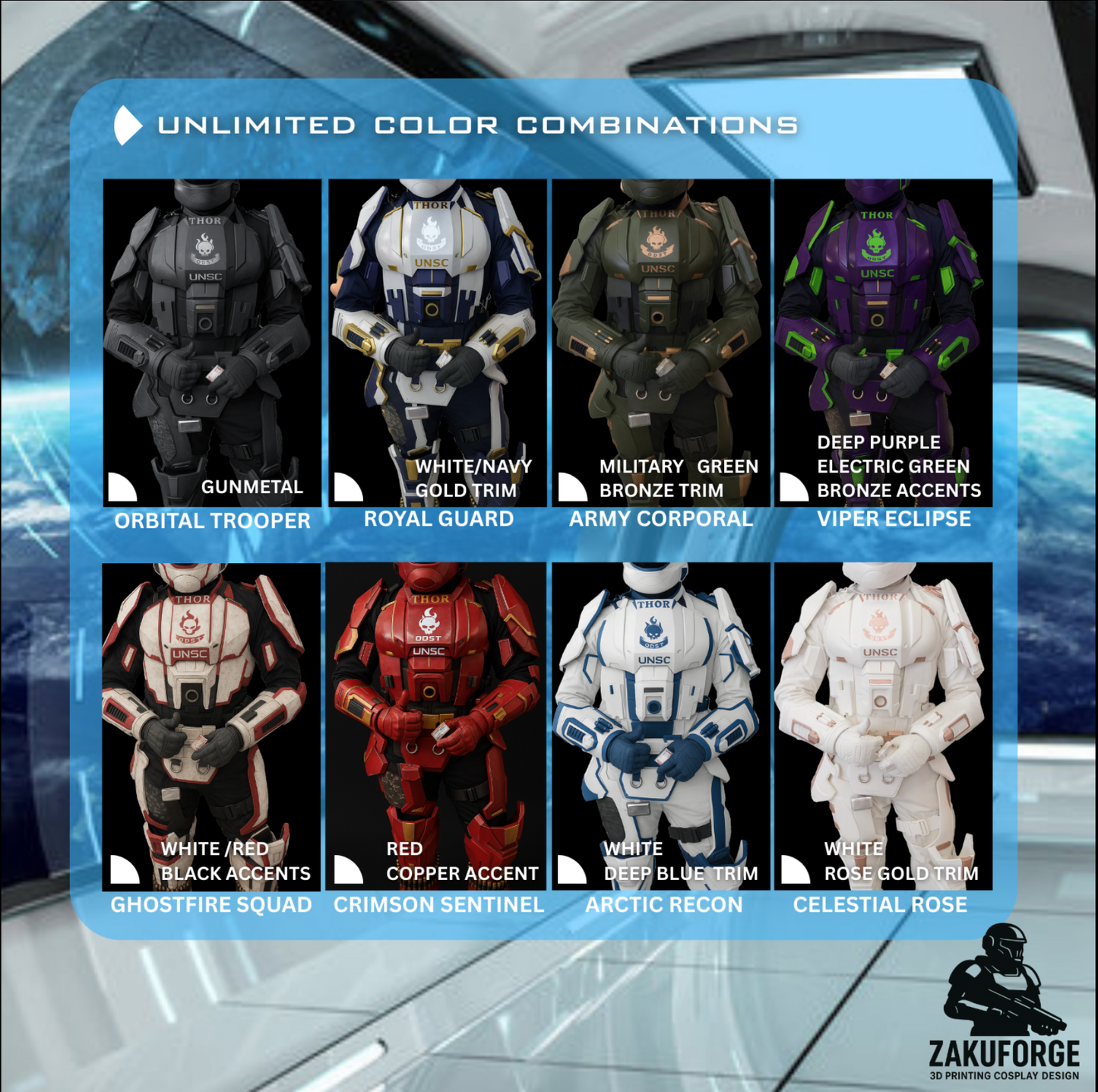 Halo ODST Cosplay ARMOR | 3D Printed Armor Prop Custom