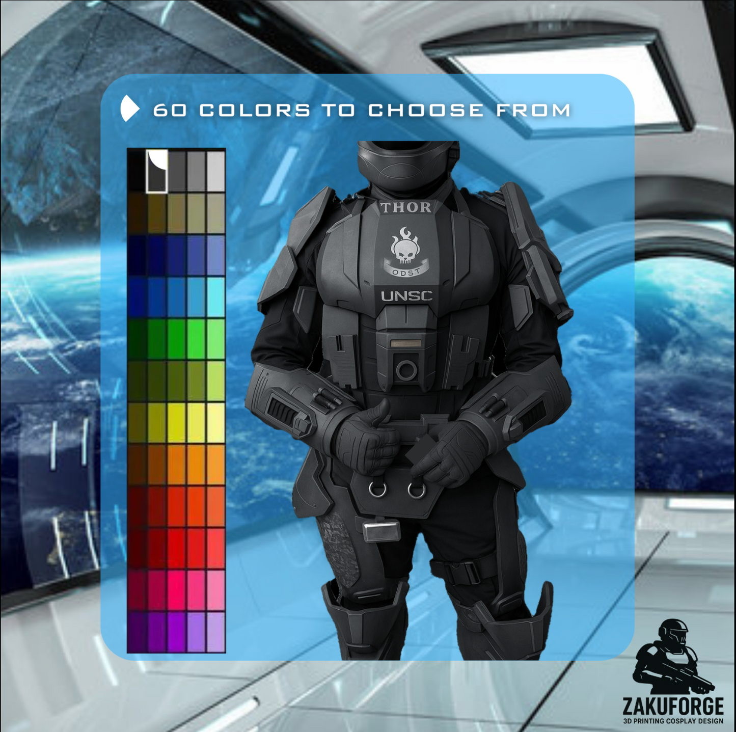 Halo ODST Cosplay ARMOR | 3D Printed Armor Prop Custom