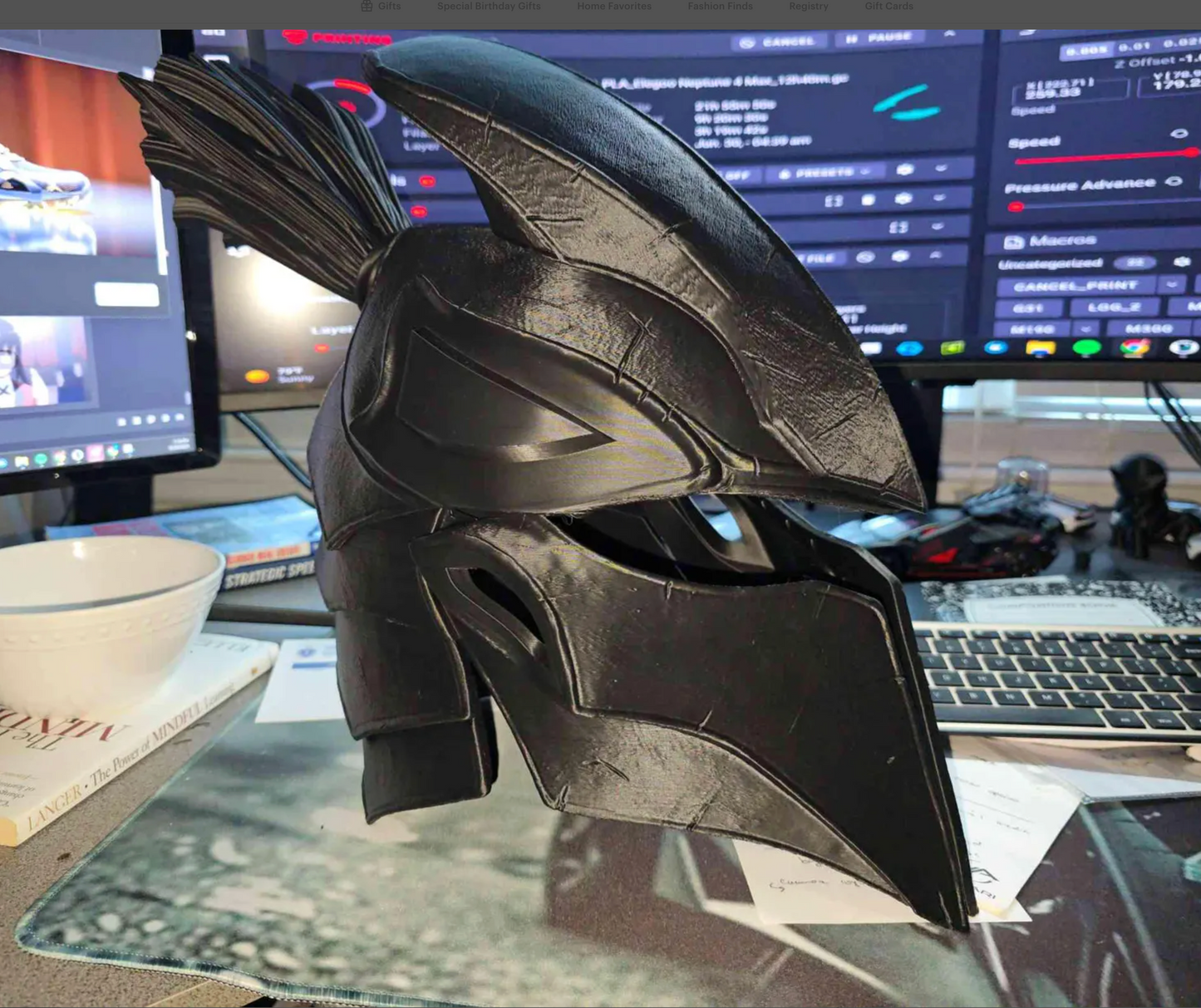 Full Size IGRIS Helmet: Customizable Cosplay Prop